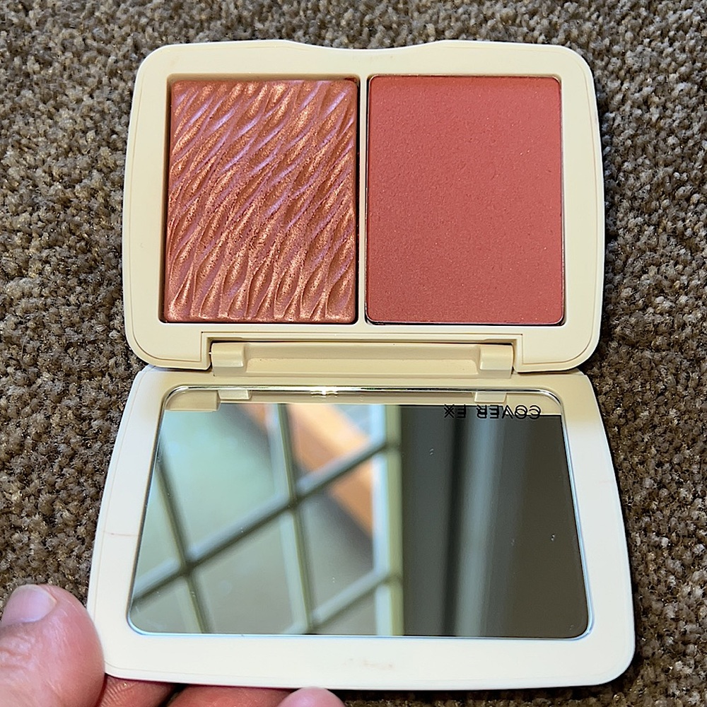 Cover FX Monochromatic Blush Duo Matte + Shimmer - Spiced Cinnamon